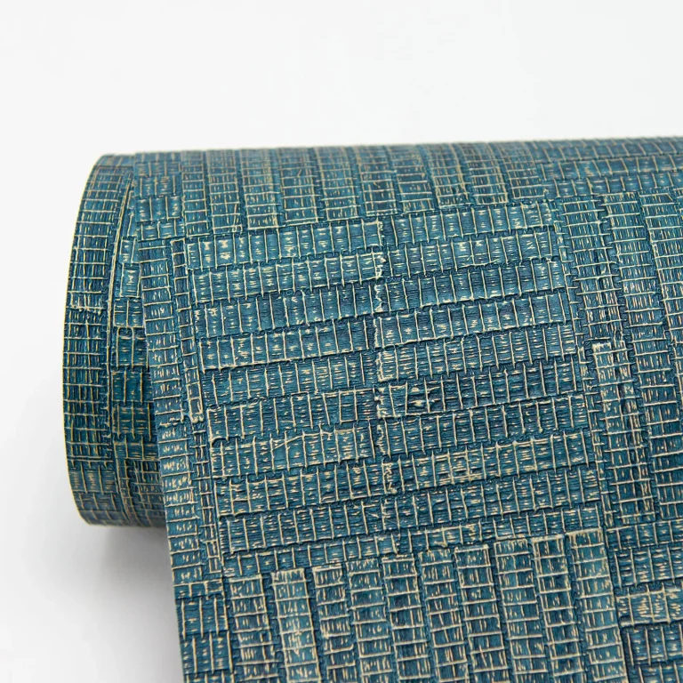 Thea Geometric Wallpaper - Blue — Image 2