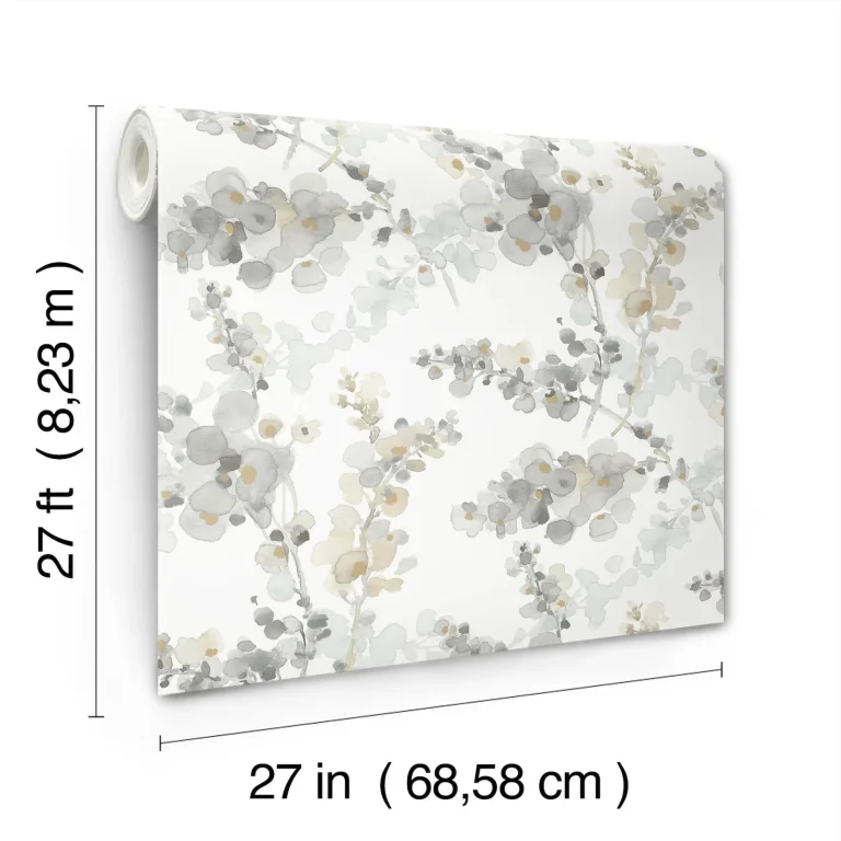 Candice Olson Blossom Fling Wallpaper - Steel — Ảnh 5