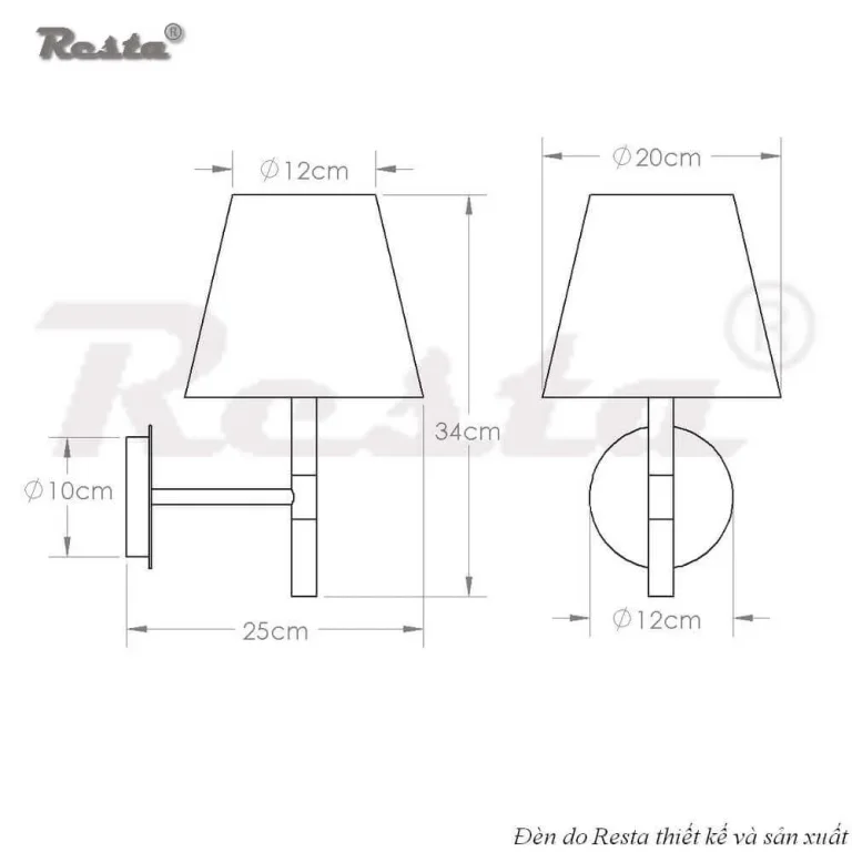 Resta 21 wall lamp — Ảnh 3