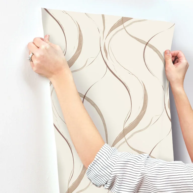 Ink Flow Wallpaper - Baked Clay