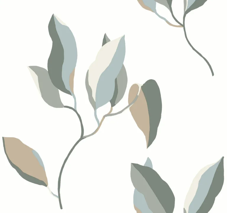 Brushwork Branches Wallpaper - Mineral & Olive — Ảnh 5