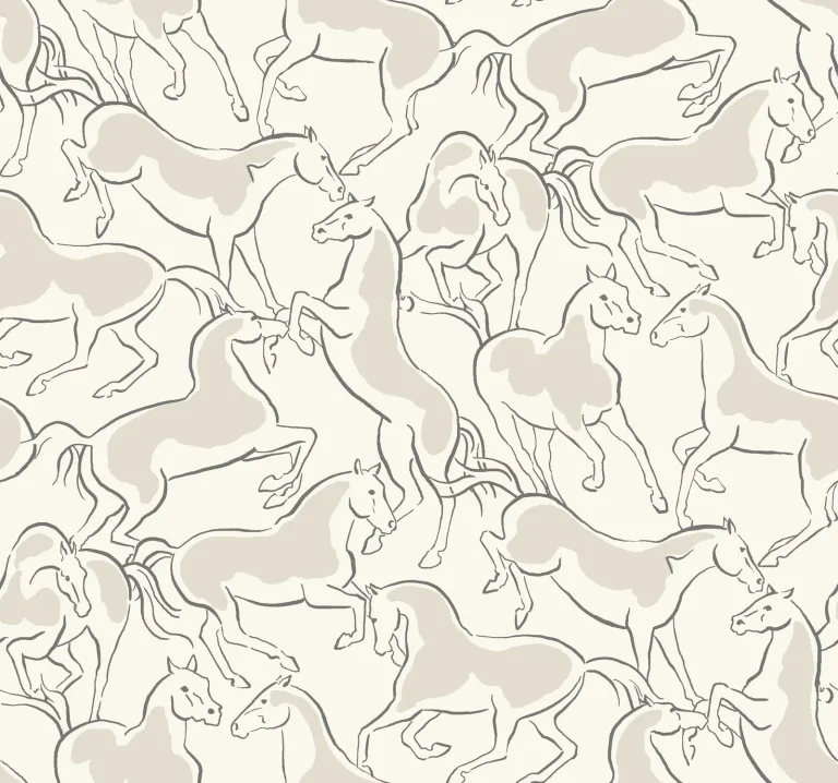 Ronald Redding Dressage Stallions Wallpaper - White — Ảnh 5