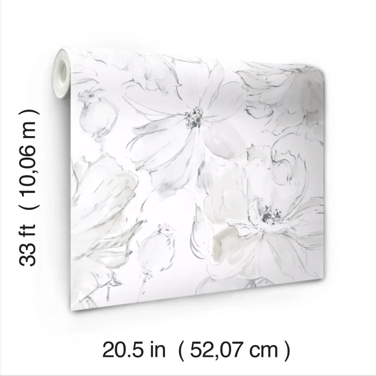 Floral Dreams Wallpaper - Grey Mix — Ảnh 2