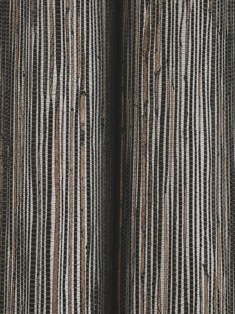 Ronald Redding Shimmering Hemp Wallpaper - Black — Ảnh 5