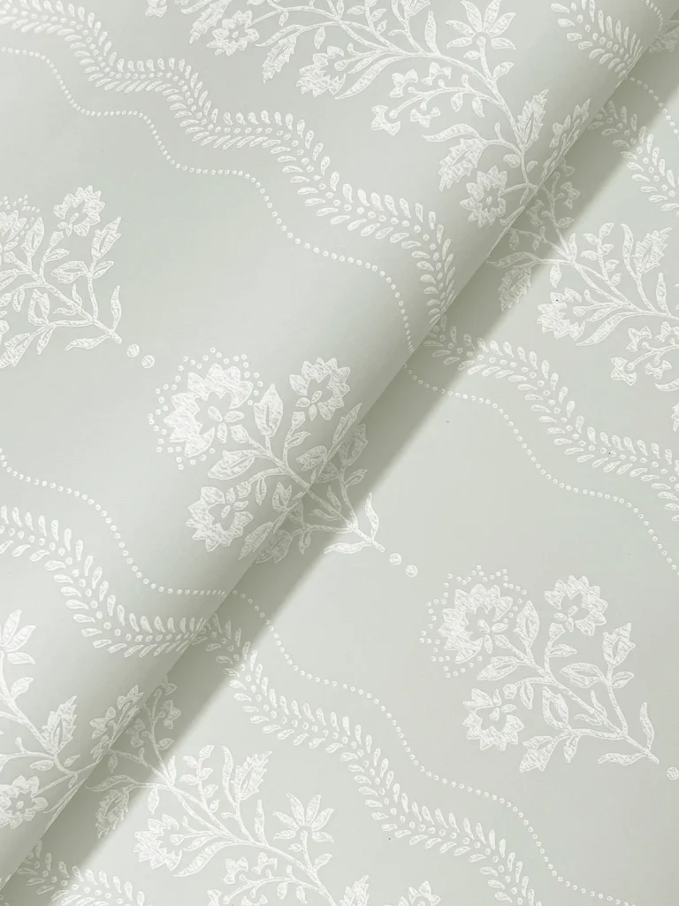 Chesapeake Lenea Floral Stripe Wallpaper - Aqua — Ảnh 8