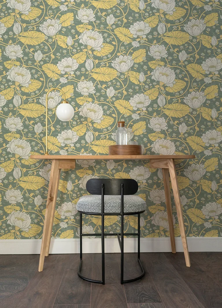 Eva Lotus Dreams Wallpaper - Yellow — Ảnh 2