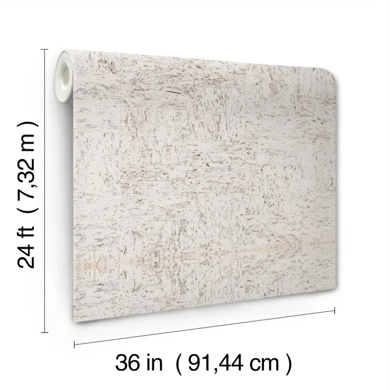 Ronald Redding Caldera Cork Wallpaper - White Pearl — Ảnh 2
