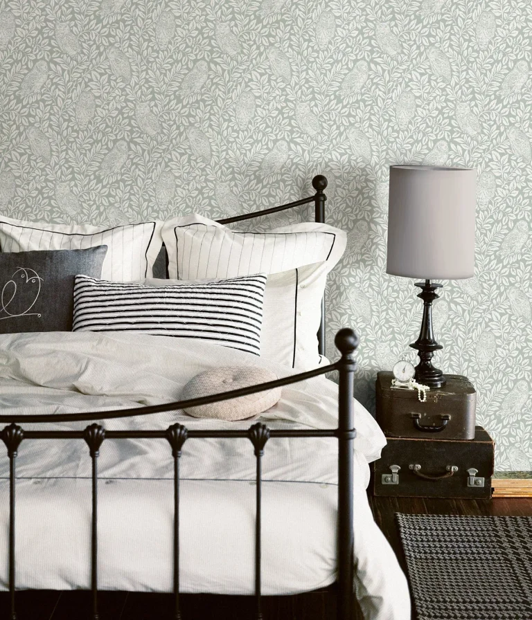 Chesapeake Parliament Owl Wallpaper - Seafoam — Ảnh 4