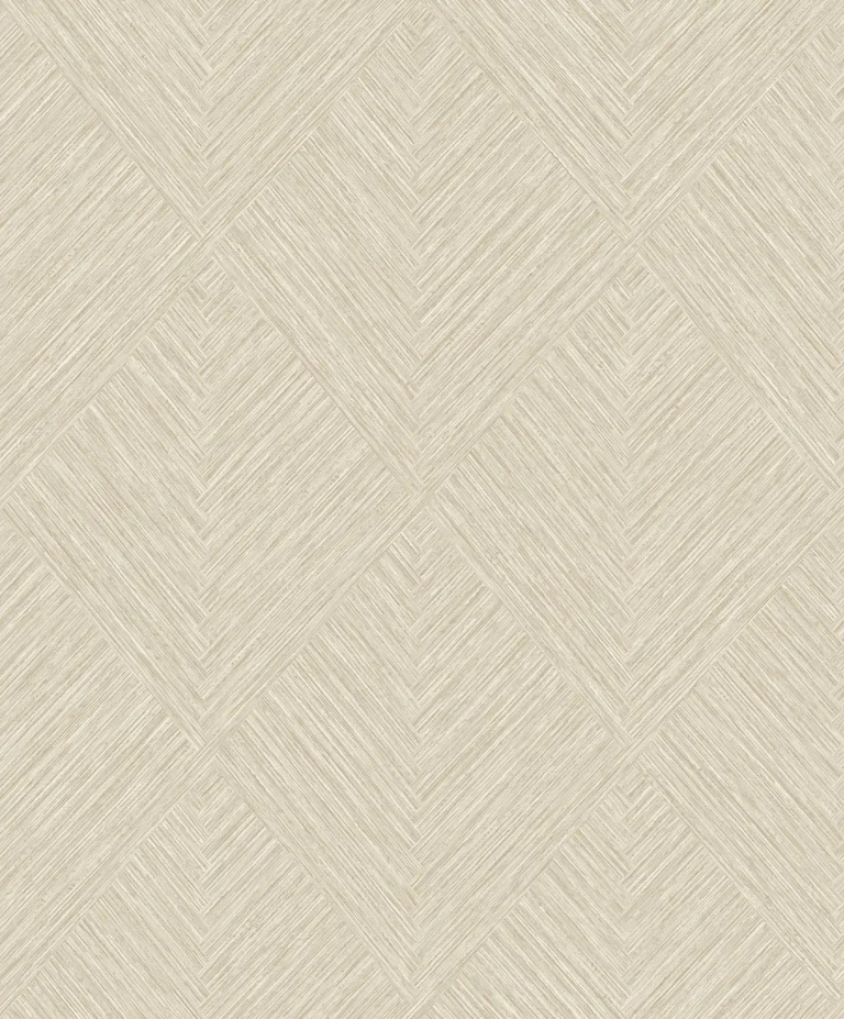 Chesapeake Hollis Textured Diamond Wallpaper - Taupe — Ảnh 4