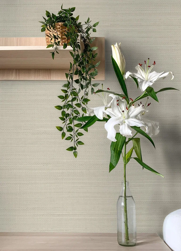 Chesapeake Spinnaker Netting Wallpaper - Light Grey — Ảnh 2