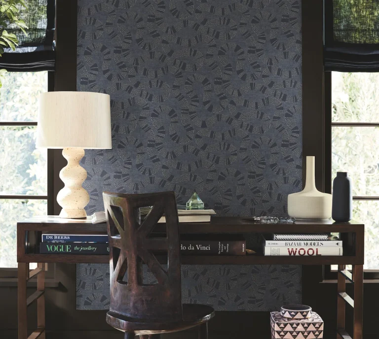 Ophidia Wallpaper - Navy — Image 3