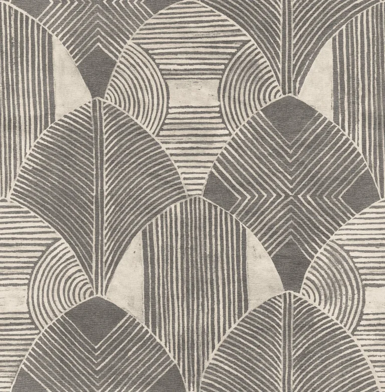 Westport Geometric Wallpaper - Charcoal — Ảnh 2