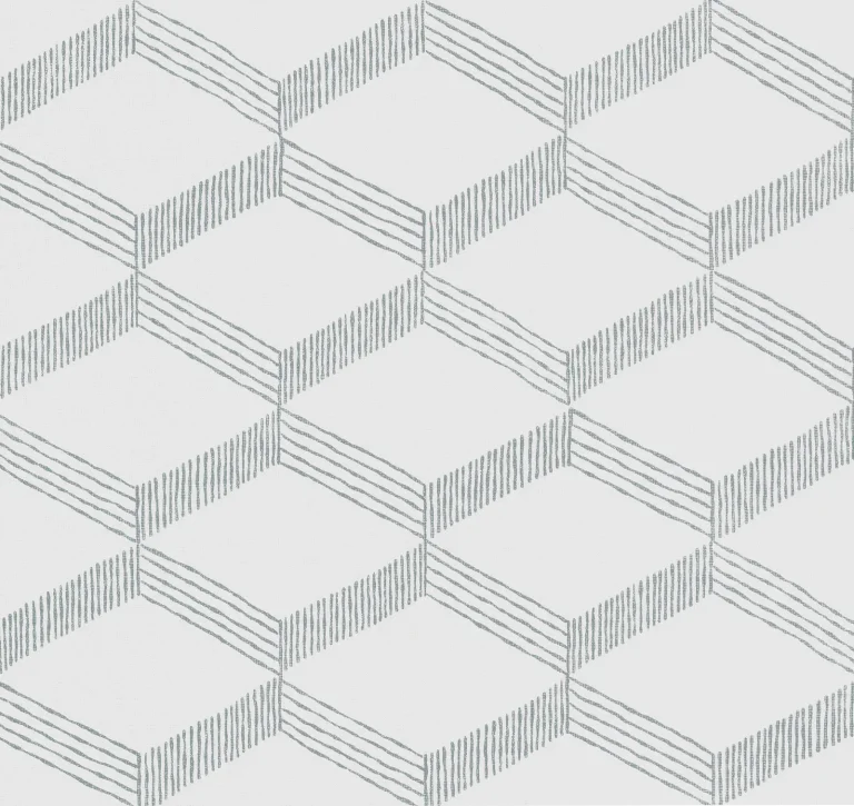Palisades Paperweave Wallpaper - White/ Smokey Blue — Ảnh 3