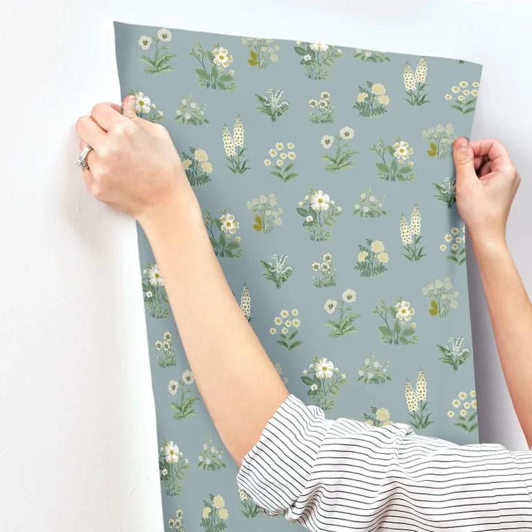 Rifle Paper Co. Botanical Wallpaper - Slate — Ảnh 6