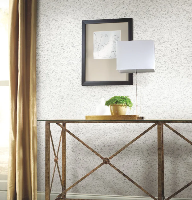 Shimmering Cork Peel and Stick Wallpaper - Cream/Silver — Ảnh 2