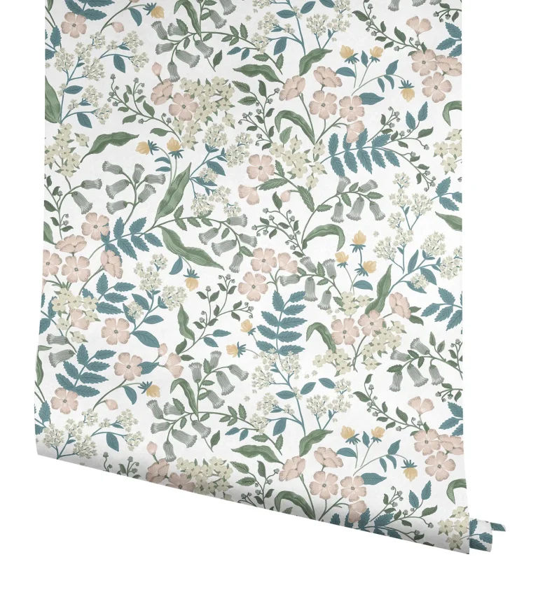 Rifle Paper Co. Sweetbrier Peel and Stick Wallpaper - Blush — Image 6