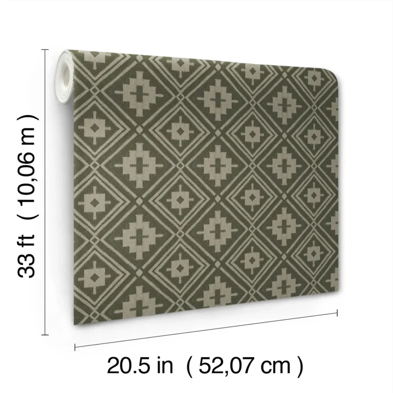 Chesapeake Camp Blanket Wallpaper - Green