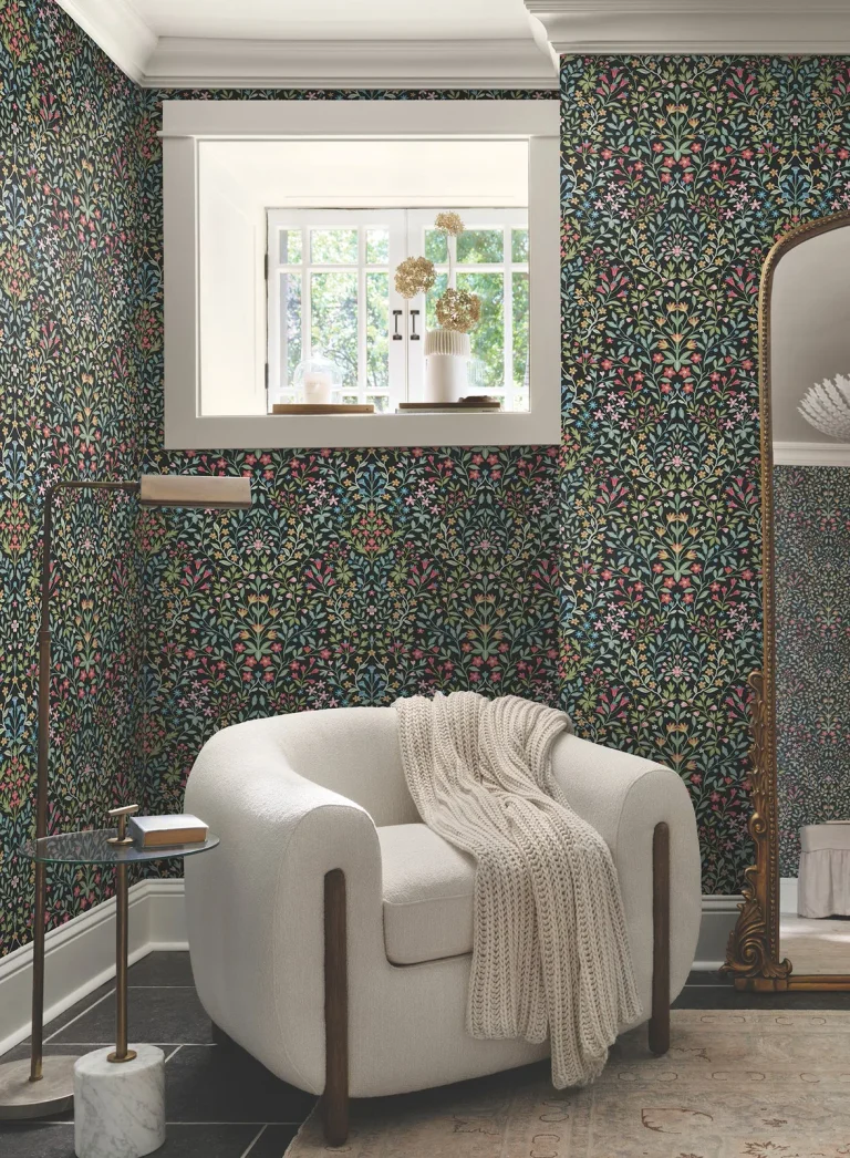 Magnolia Home Garden Terrace Wallpaper - Black/Multi — Ảnh 3