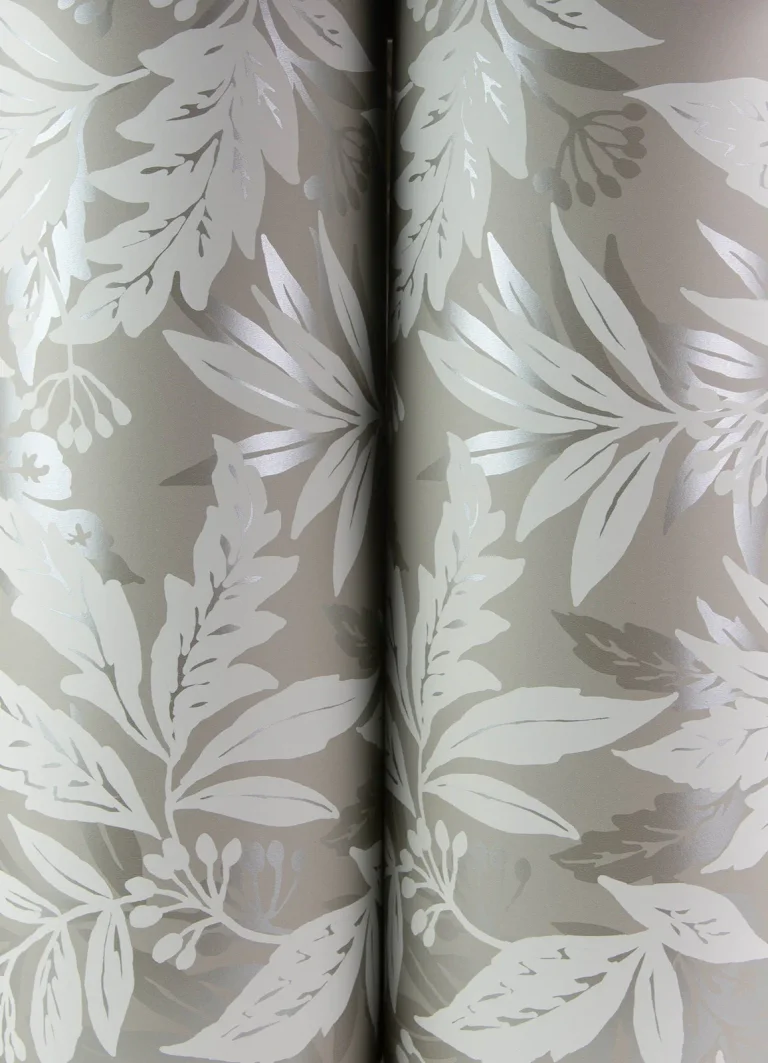Anita Woodland Floral Wallpaper - Pewter — Ảnh 6