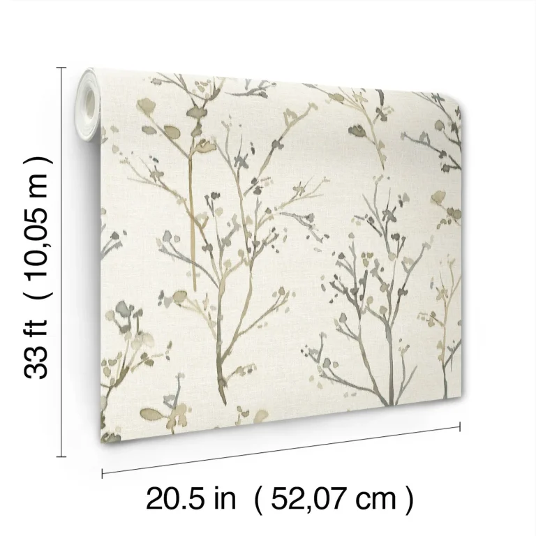 Silverling Budding Branches Wallpaper - Neutral — Ảnh 6