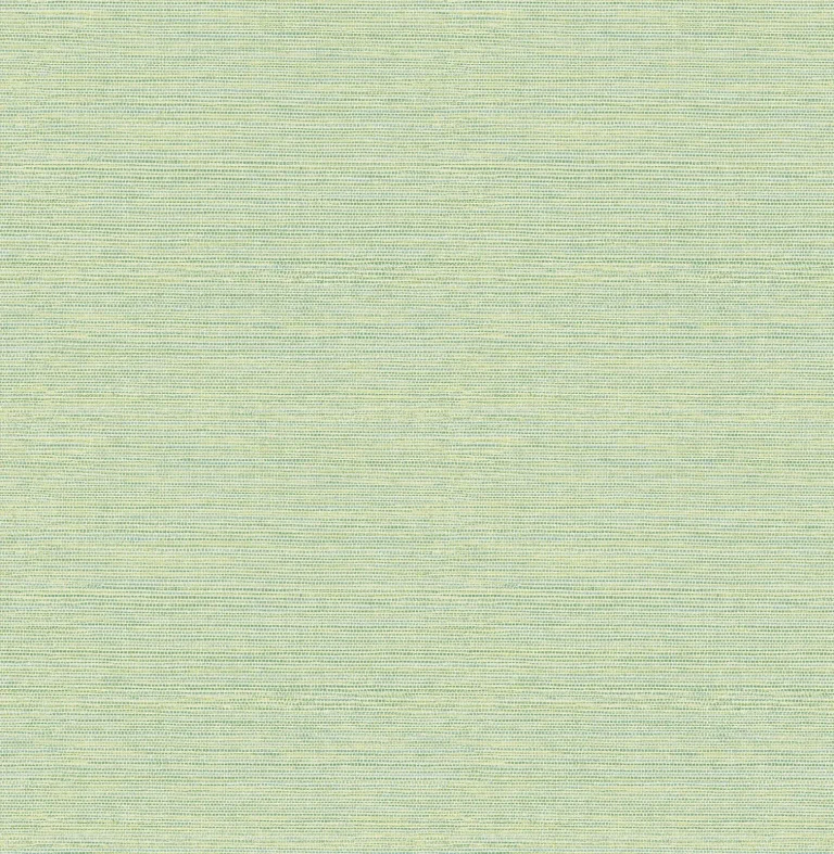 Agave Faux Grasscloth Wallpaper - Green — Image 3