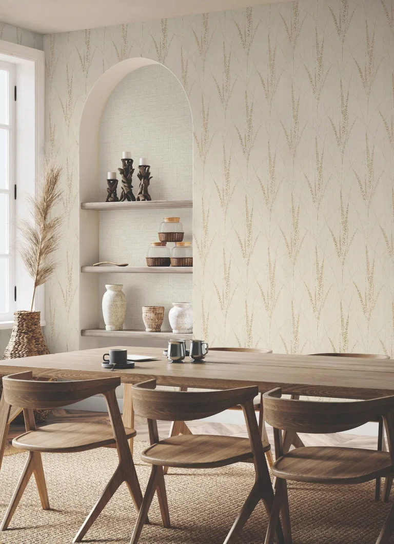Graceful Willow Wallpaper - Pale Straw — Ảnh 4