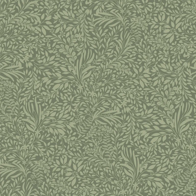 Kristina Botanical Wallpaper - Evergreen — Ảnh 2