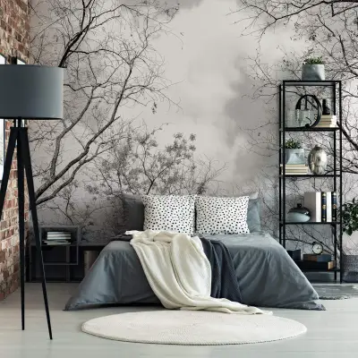 Tree Tops - Wall Mural 5434 - Round - 144cm diameter