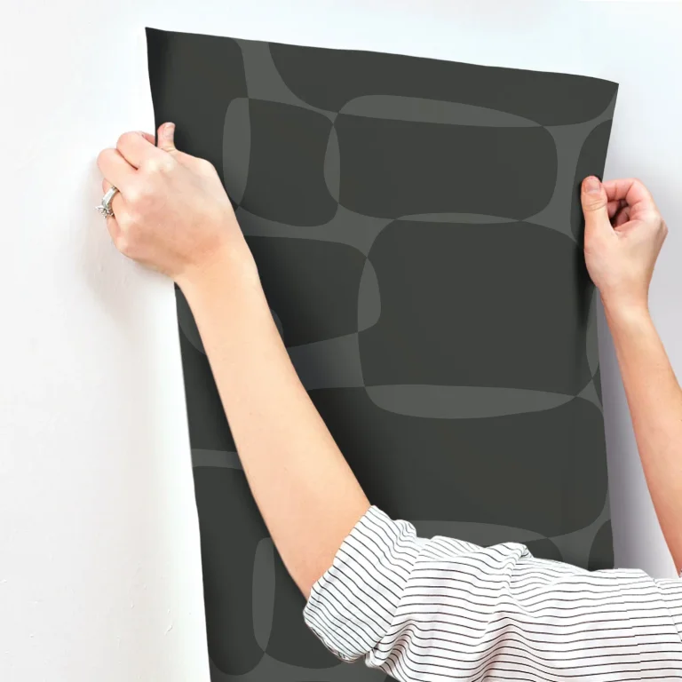 Block Wallpaper - Black/Metallic — Ảnh 5