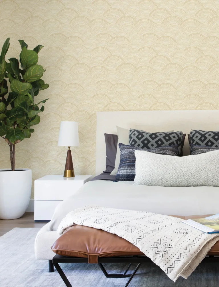 Encircle Geometric Wallpaper - Yellow — Ảnh 6