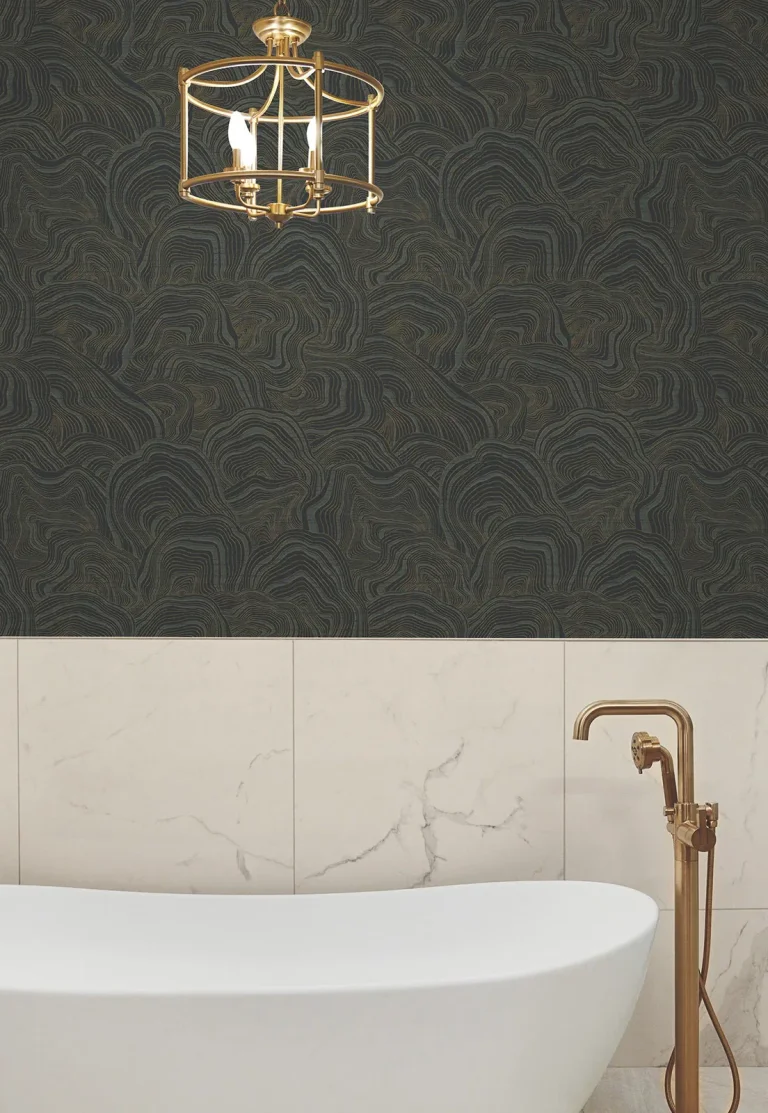 Ronald Redding Geodes Wallpaper - Black — Ảnh 4