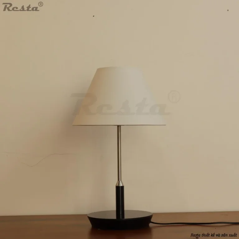 Đèn bàn Resta 25 - Màu đỏ - Màu inox + đen — Ảnh 4