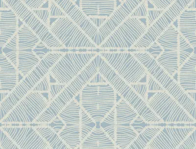 Diamond Macrame Wallpaper - Blue