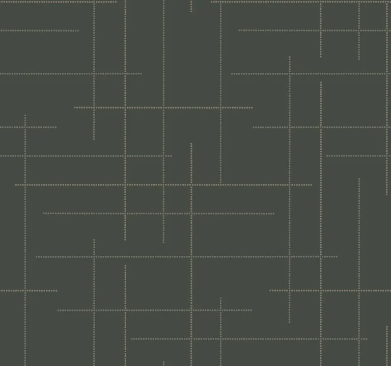 Wylie Dotted Gridlines Wallpaper - Moss — Image 2
