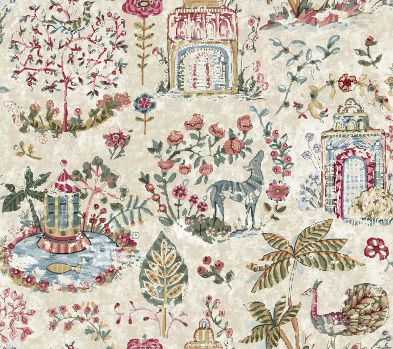 Parc Garden Dreams Wallpaper - Merlot — Ảnh 5