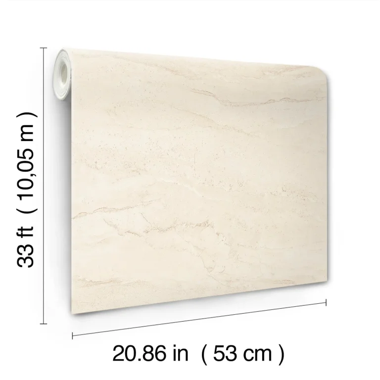 Chesapeake Morgana Stone Wallpaper - Off-White — Ảnh 3