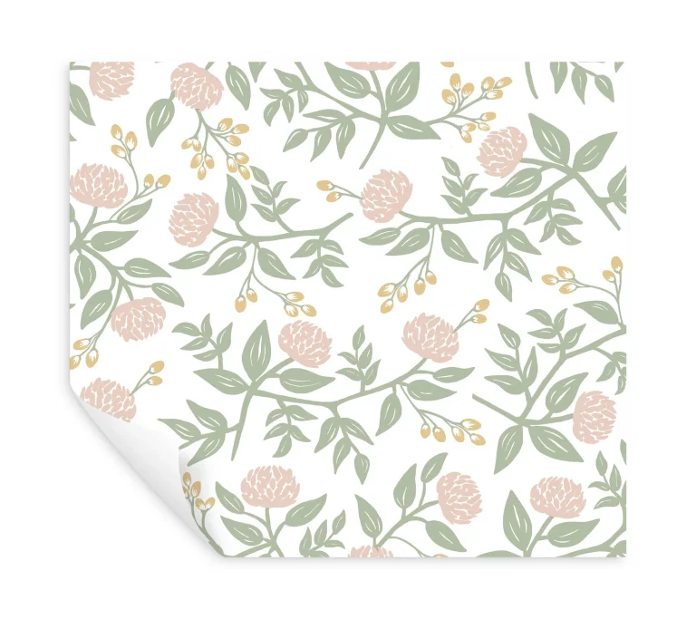 Rifle Paper Co. Peonies Floral Peel and Stick Wallpaper - Blush — Ảnh 3