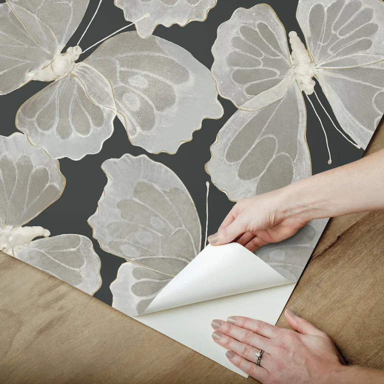 Monarch Peel and Stick Wallpaper - Black/Gold — Ảnh 3