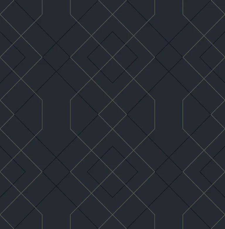 Ballard Geometric Wallpaper - Indigo — Image 4