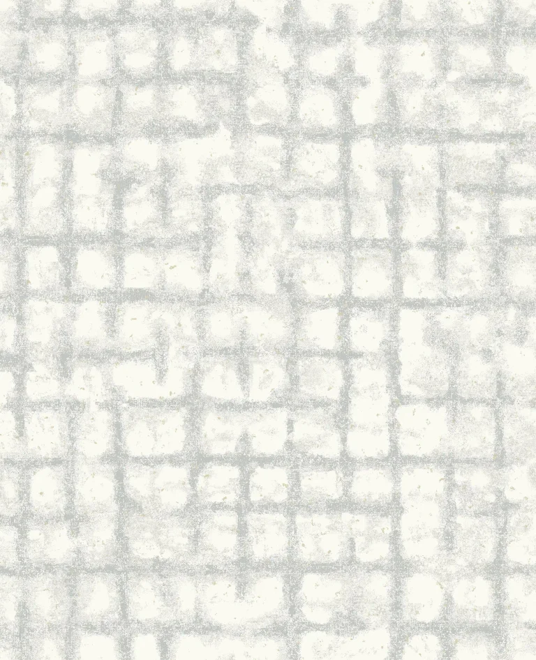 Shea Distressed Geometric Wallpaper - Light Grey — Ảnh 5