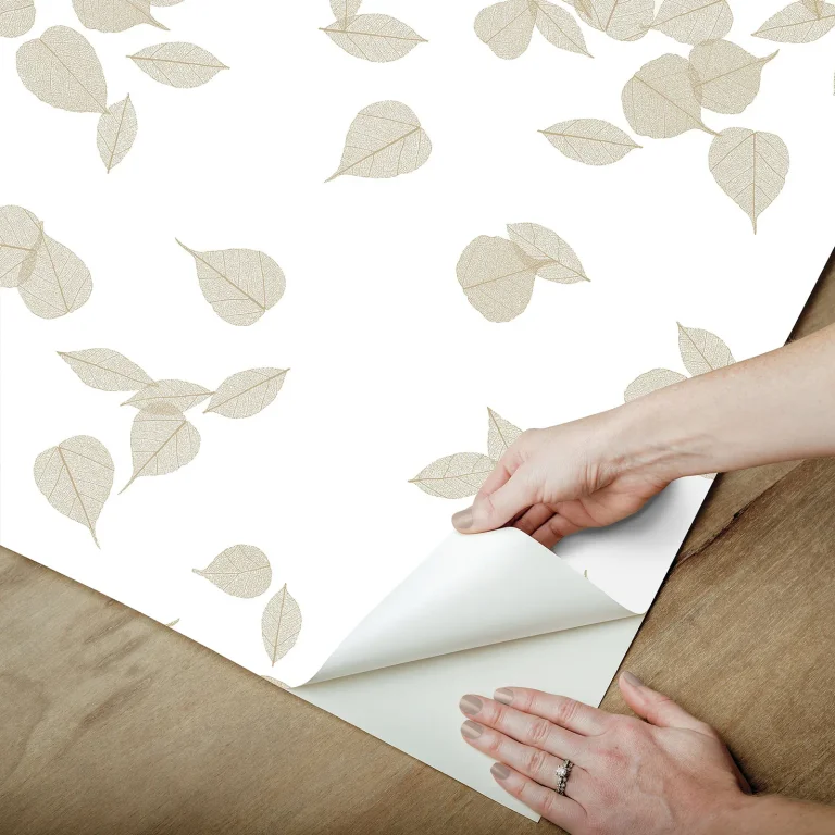 Inner Peace Peel and Stick Wallpaper - Champagne — Ảnh 6