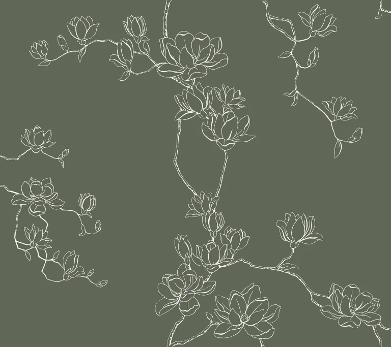 Magnolia Home Magnolia Branches Wallpaper - Pine — Ảnh 3