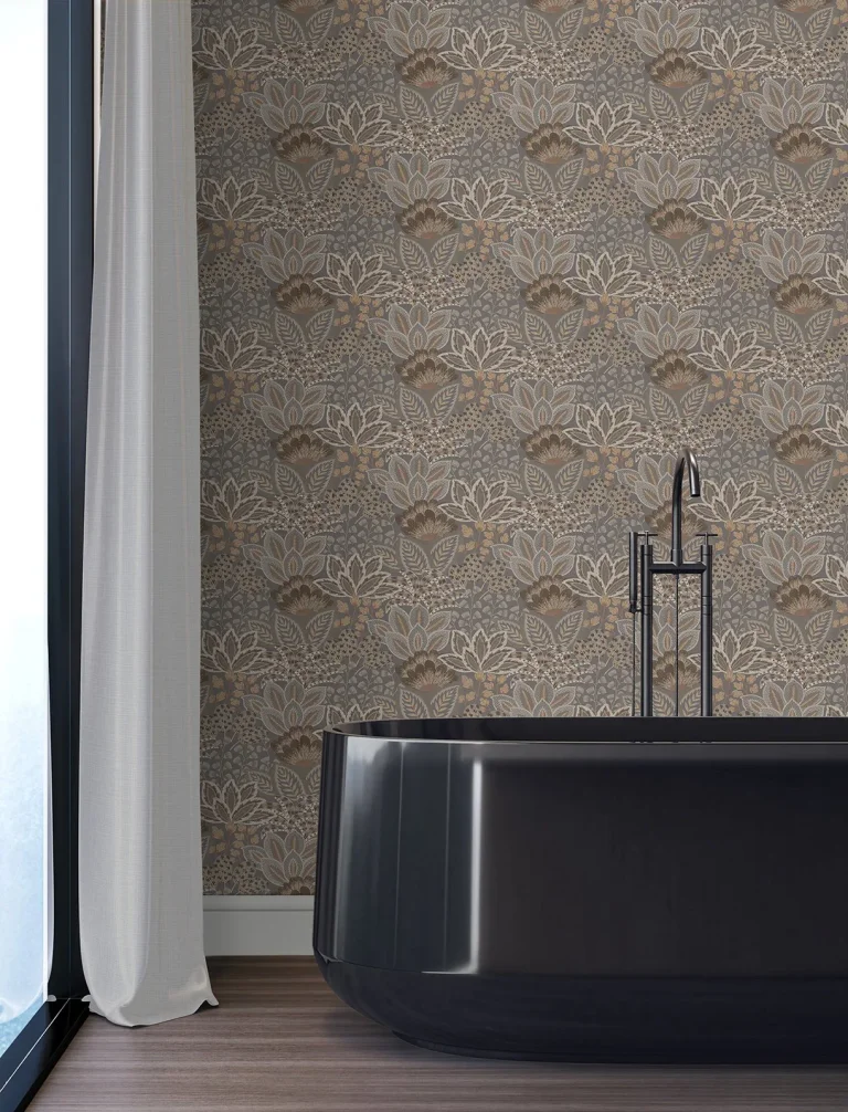 Catherine Botanical Wallpaper - Chocolate — Ảnh 5