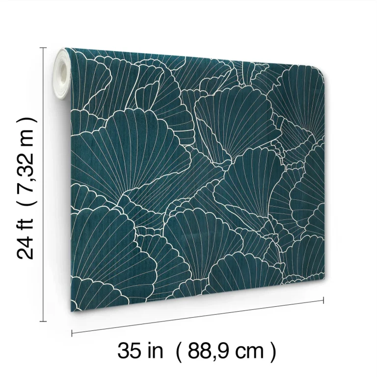 Ronald Redding Shell Wood Veneer Wallpaper - Shell — Ảnh 3