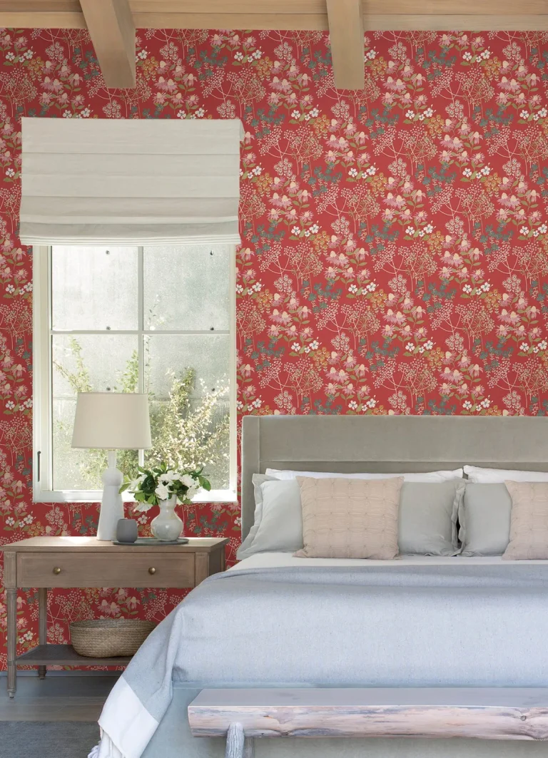 Cultivate Springtime Blooms Wallpaper - Red — Ảnh 4