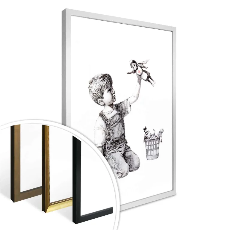 Banksy - "Coloured Rain" Poster - 30 x 24cm — Ảnh 9