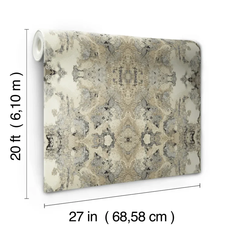 Inner Beauty Peel and Stick Wallpaper - Ivory — Ảnh 3