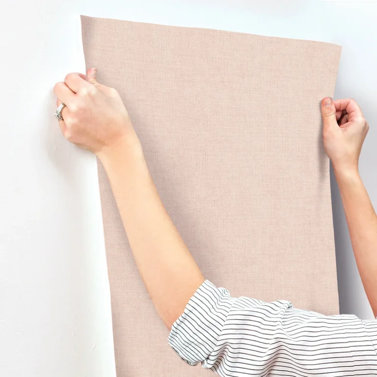 Alba Open Weave Wallpaper - Blush — Ảnh 4
