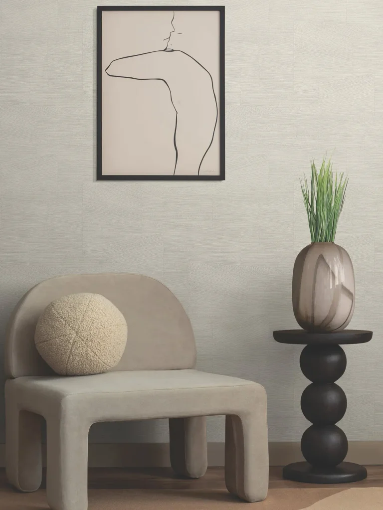 Higher Ground Geo Wallpaper - Linen — Image 4