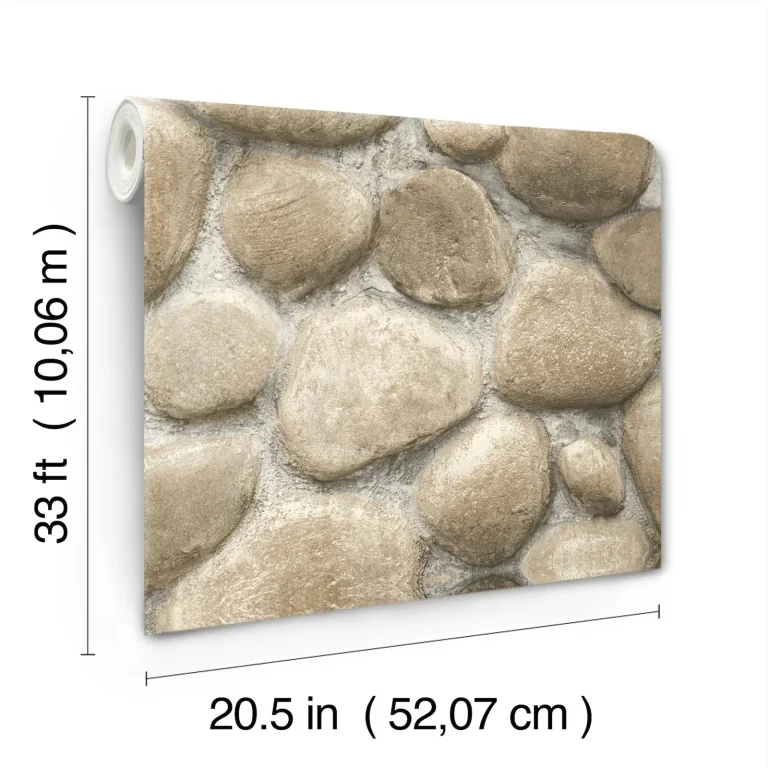 Chesapeake Root Rock Wallpaper - Beige — Ảnh 6